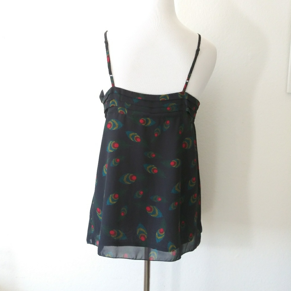 F21 peacick print cami. Sz. M - Picture 5 of 6